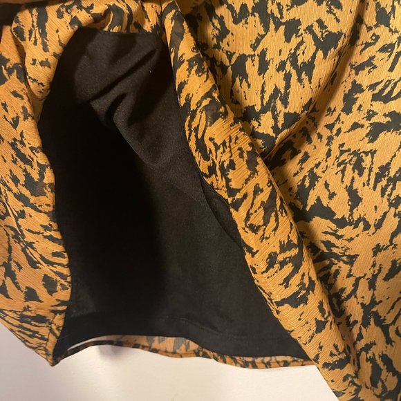 Zara Patterned Wrap Knot Mini Skirt - Small - Picture 11 of 16